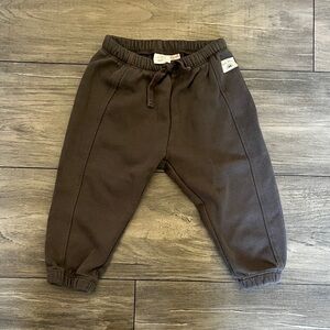 Zara Dark Brown Kids Joggers